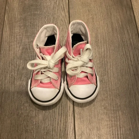 Pink High Top Converse - Picture 2 of 4